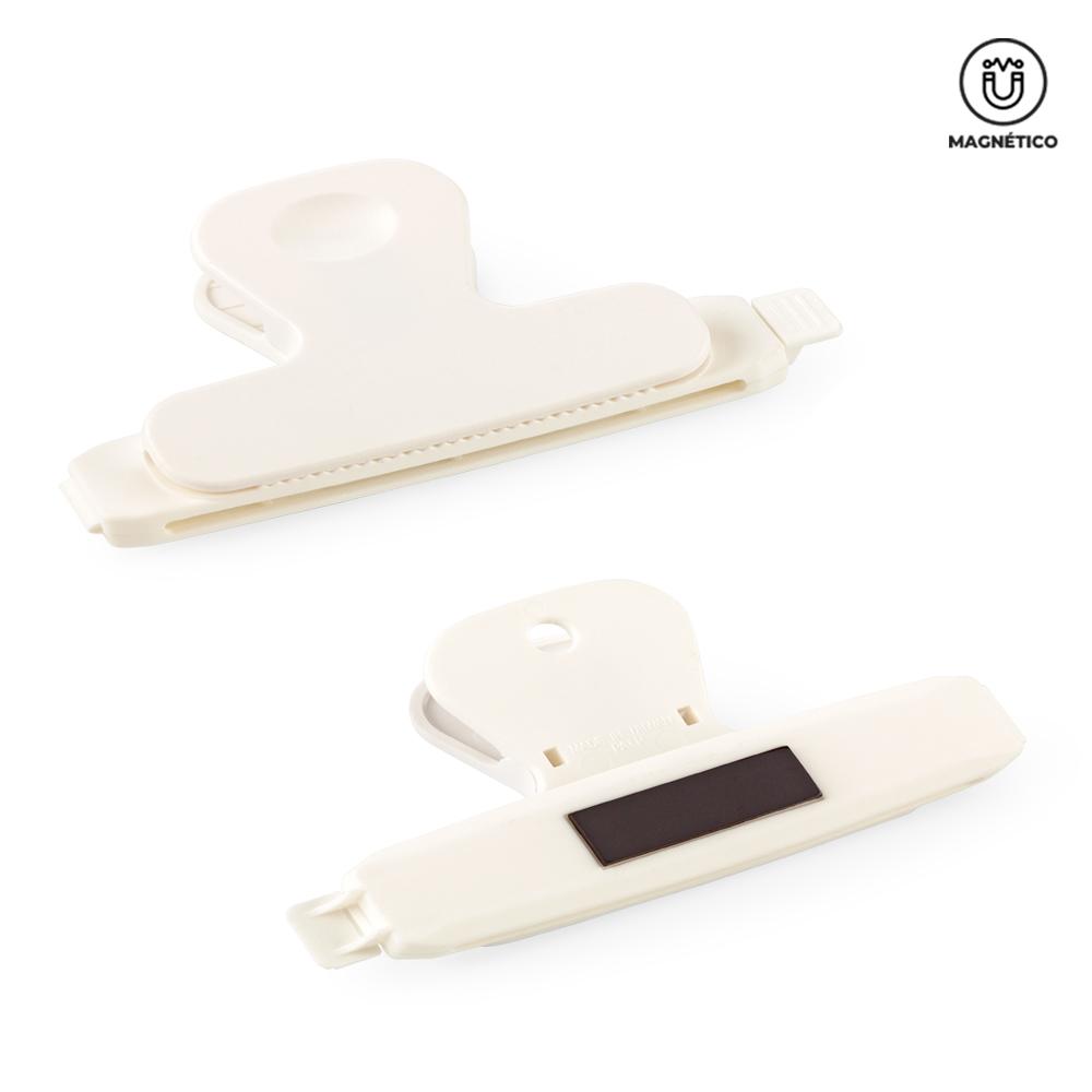 Clip magnetico 2-1 Blanco miniatura 3