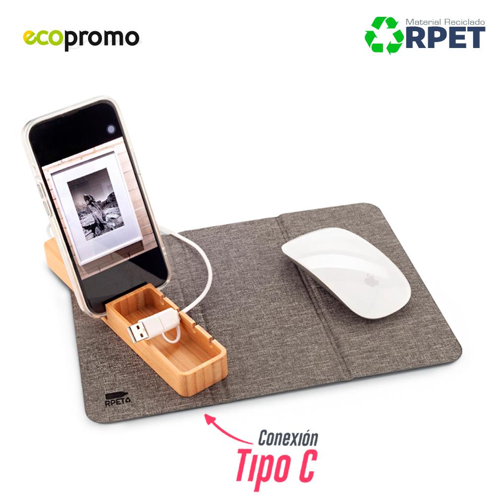 Mouse pad organizer eco Gris miniatura 4