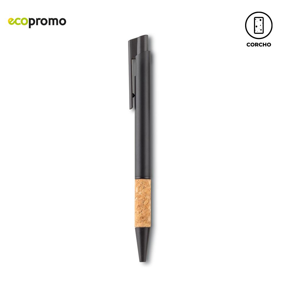 Boligrafo summit metal cork Negro miniatura 3