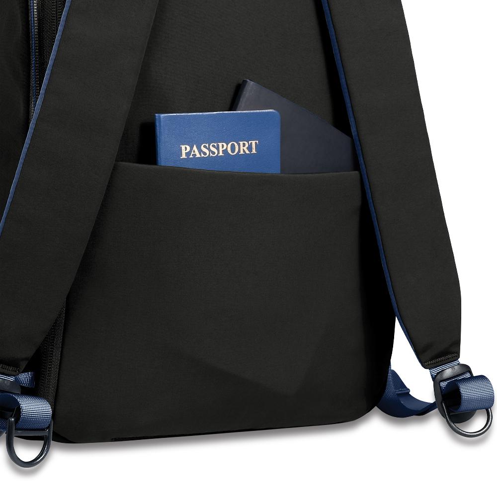 Morral backpack switch 2-1 nuevo Negro - Azul miniatura 9