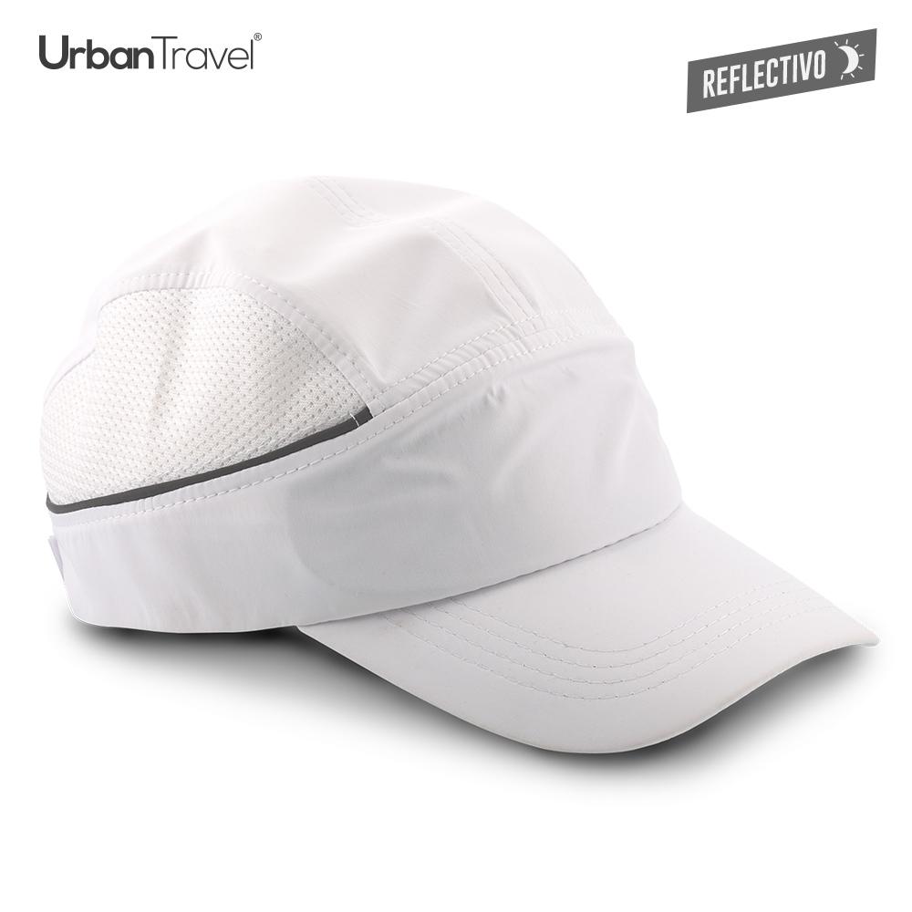 Gorra sport en microfibra urban travel Blanco miniatura 4