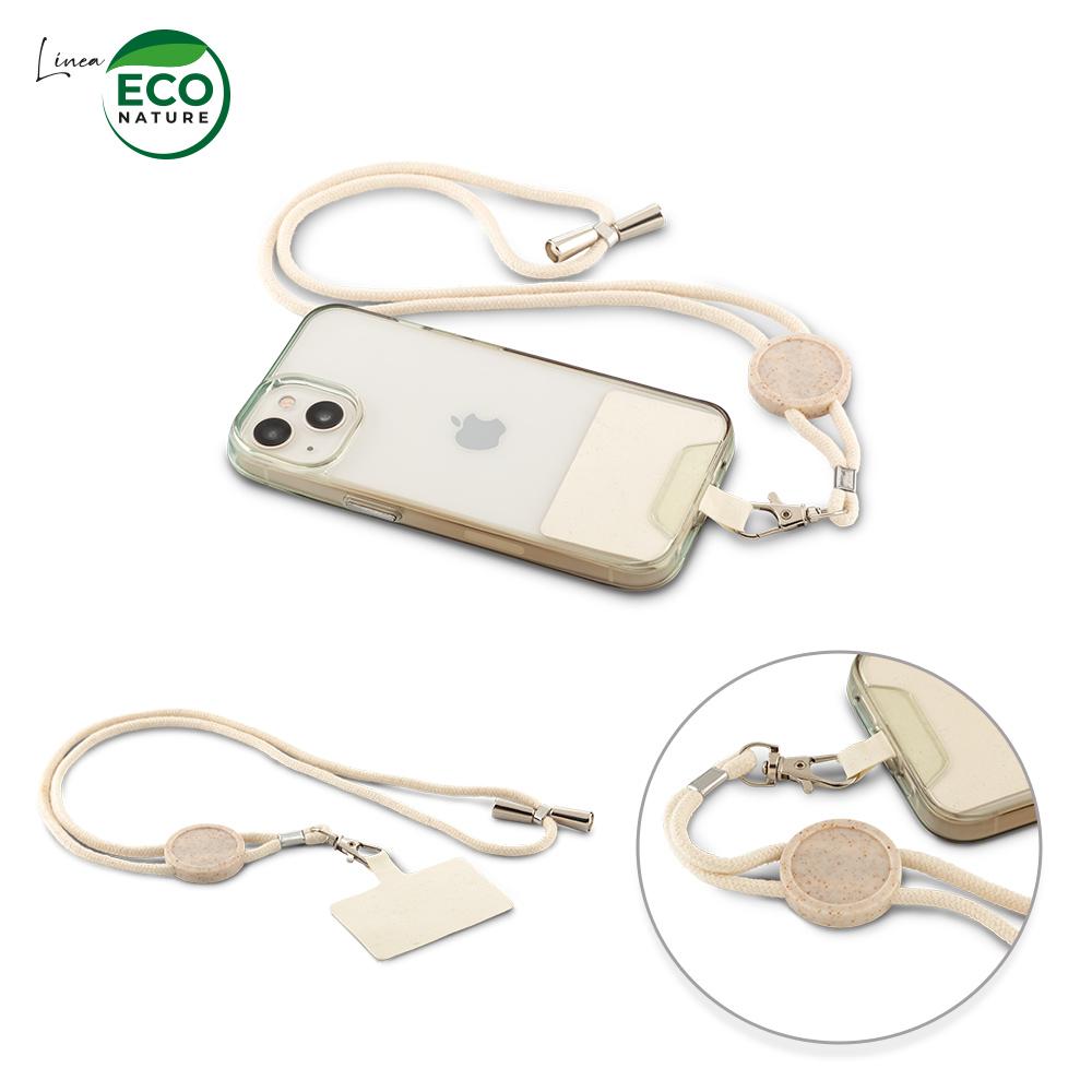 Cordón para portacelular holder eco Natural front