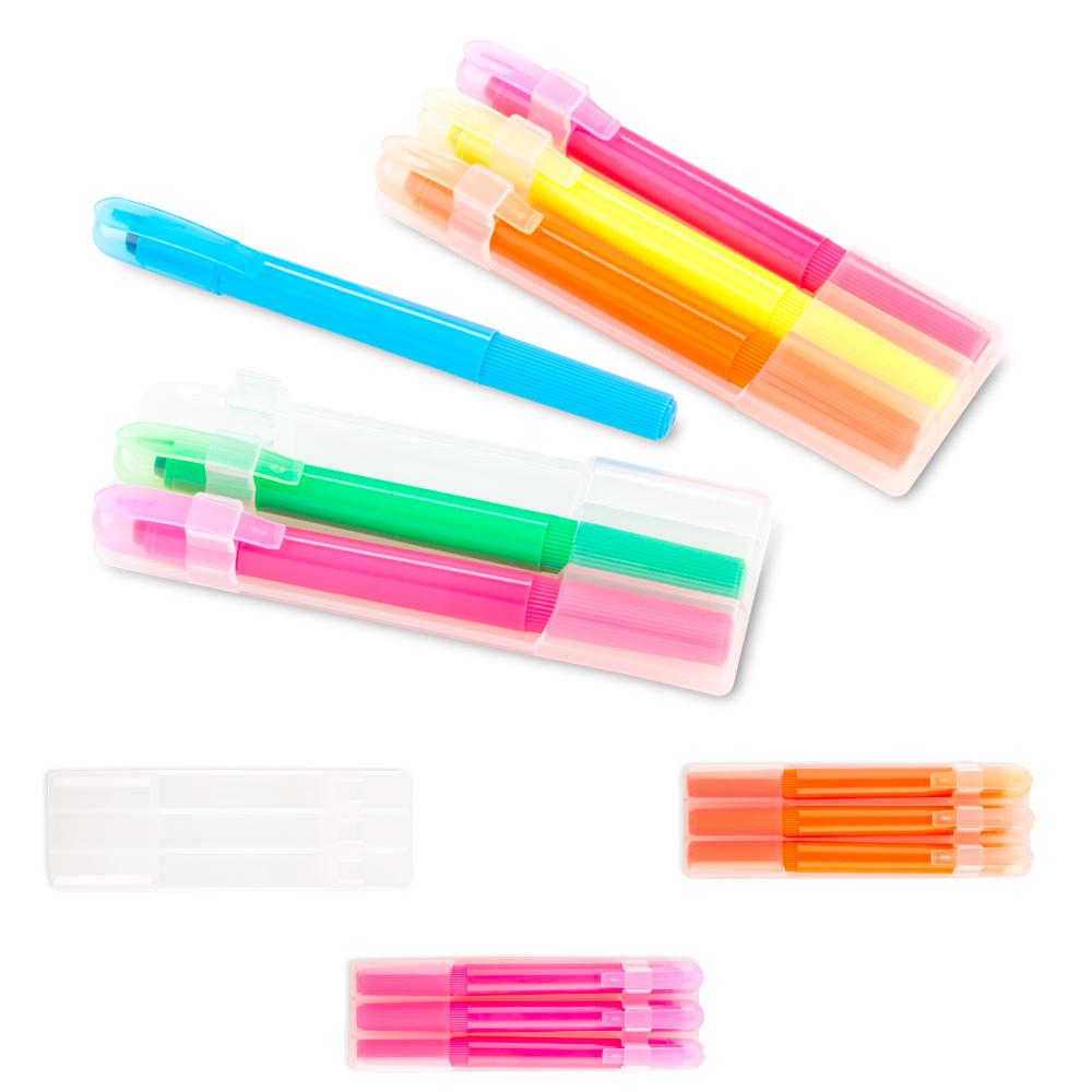 Estuche para resaltador de cera fiona Transparente front
