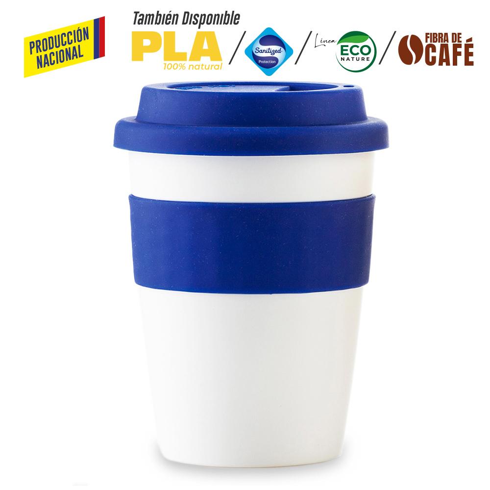 Mug plastico orbit 12oz - produccion nacional produccion nacional Blanco Para Tapa Plastica miniatura 17