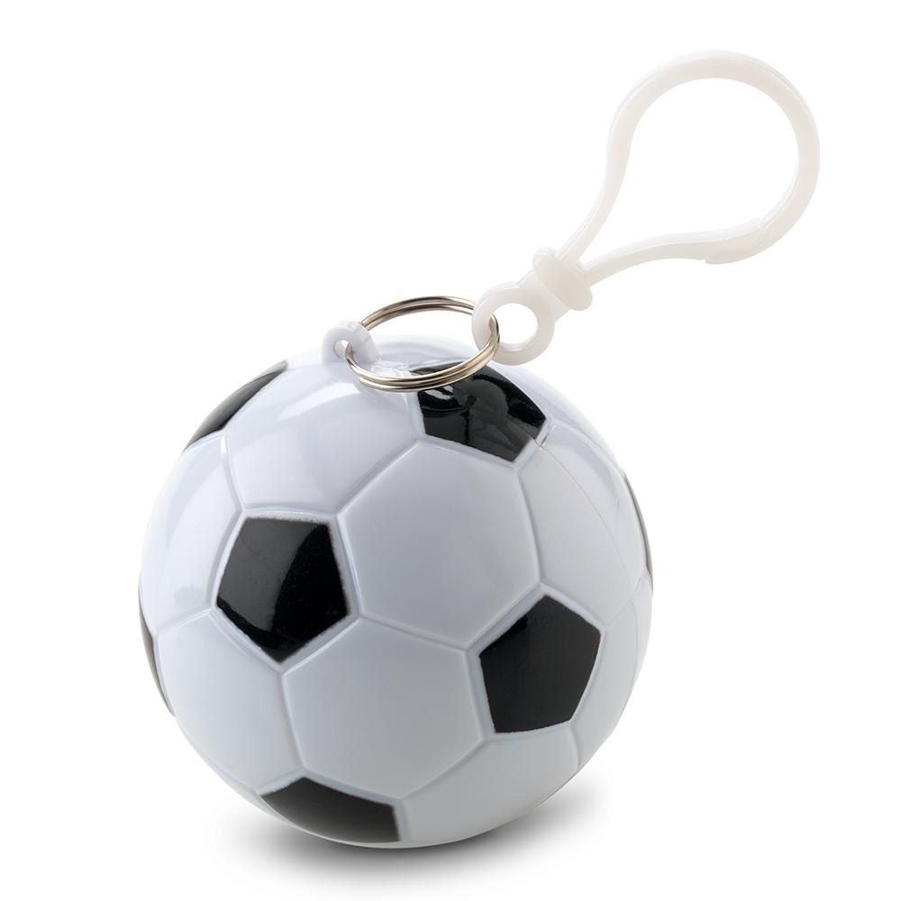Llavero con capa poncho soccer Blanco-negro miniatura 3