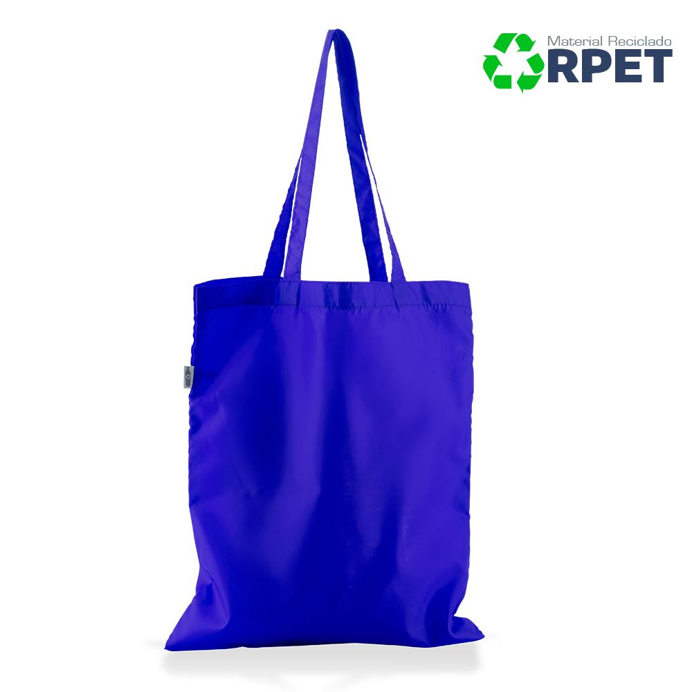 Bolsa ecologica recycled rpet Azul Royal miniatura 3