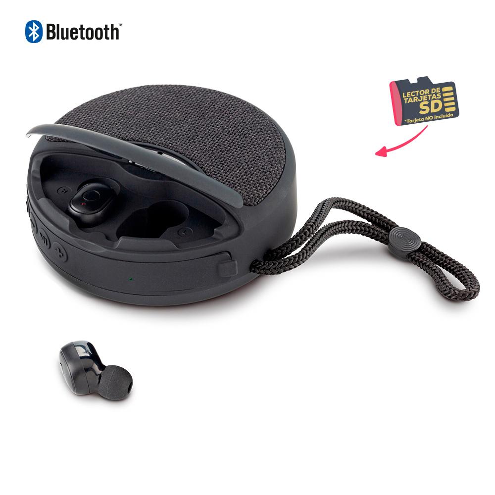 Speaker bluetooth con audifonos Negro miniatura 4