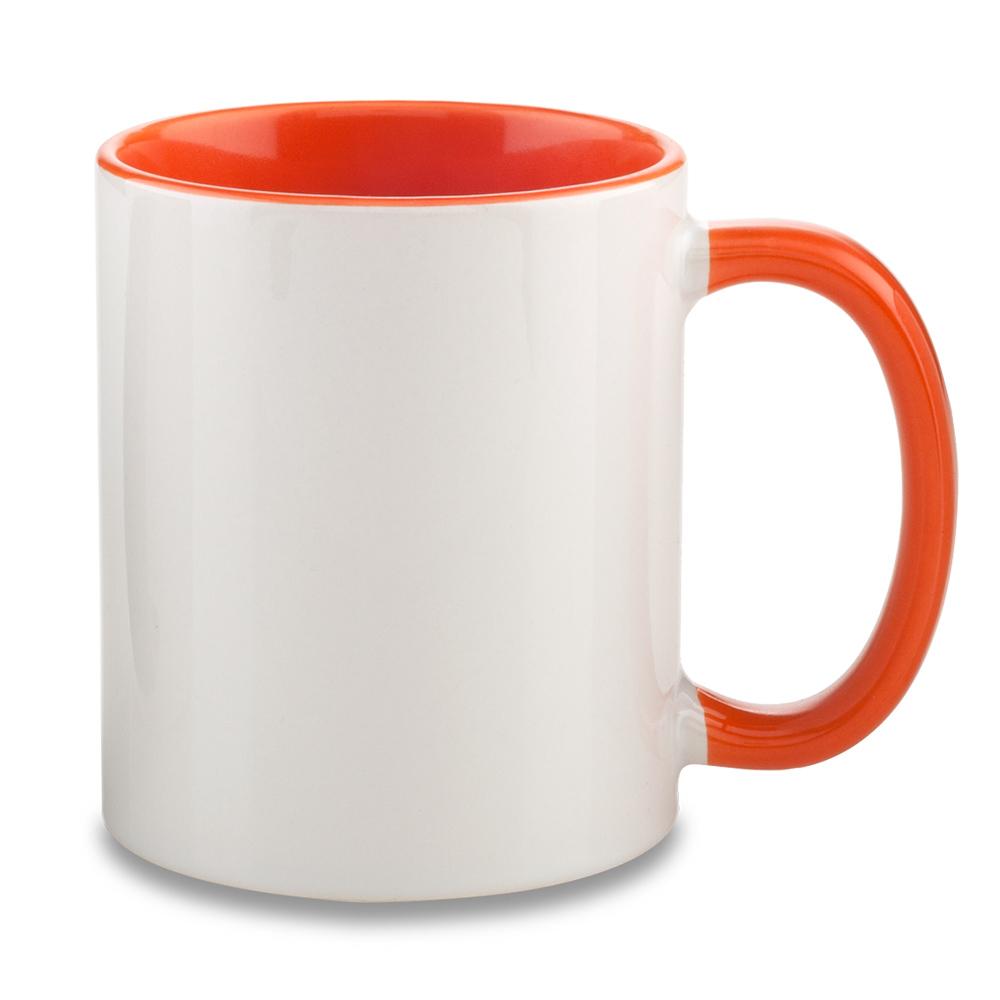 Mug ceramica para sublimacion i 11oz Blanco-Rojo miniatura 5
