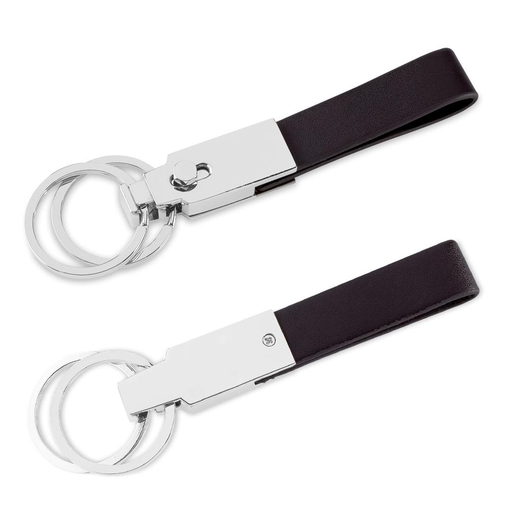 Llavero silver ml-217 Silver-negro front