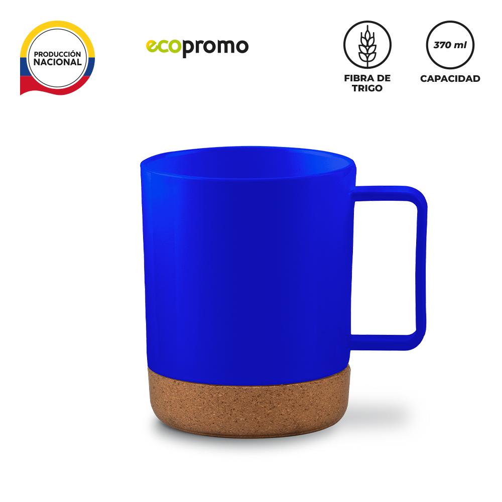 Mug plastico atom 370 ml produccion nacional Verde front
