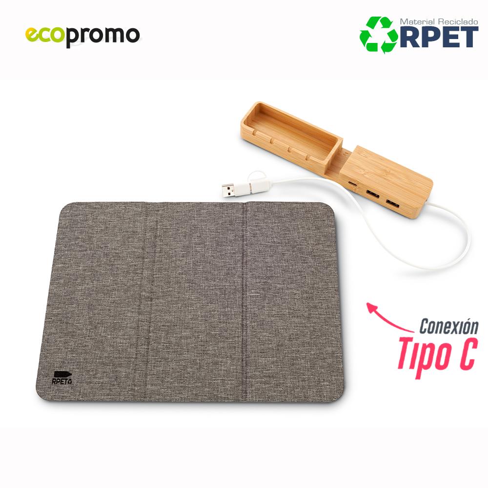 Mouse pad organizer eco Gris miniatura 3
