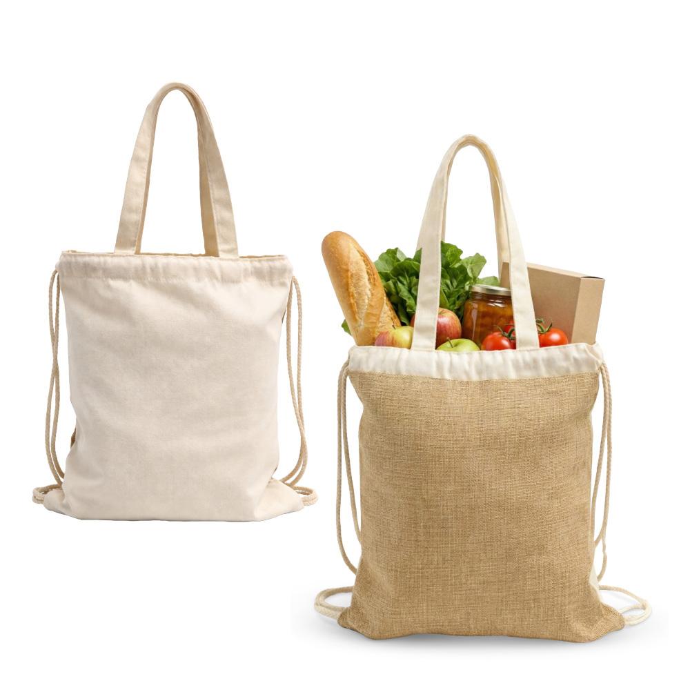 Bolsa en algodón y yute nativ 300gr nuevo Natural front