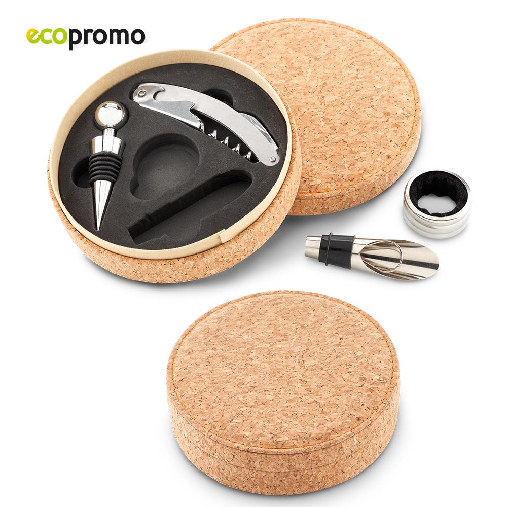 Set de vino sutton Corcho front