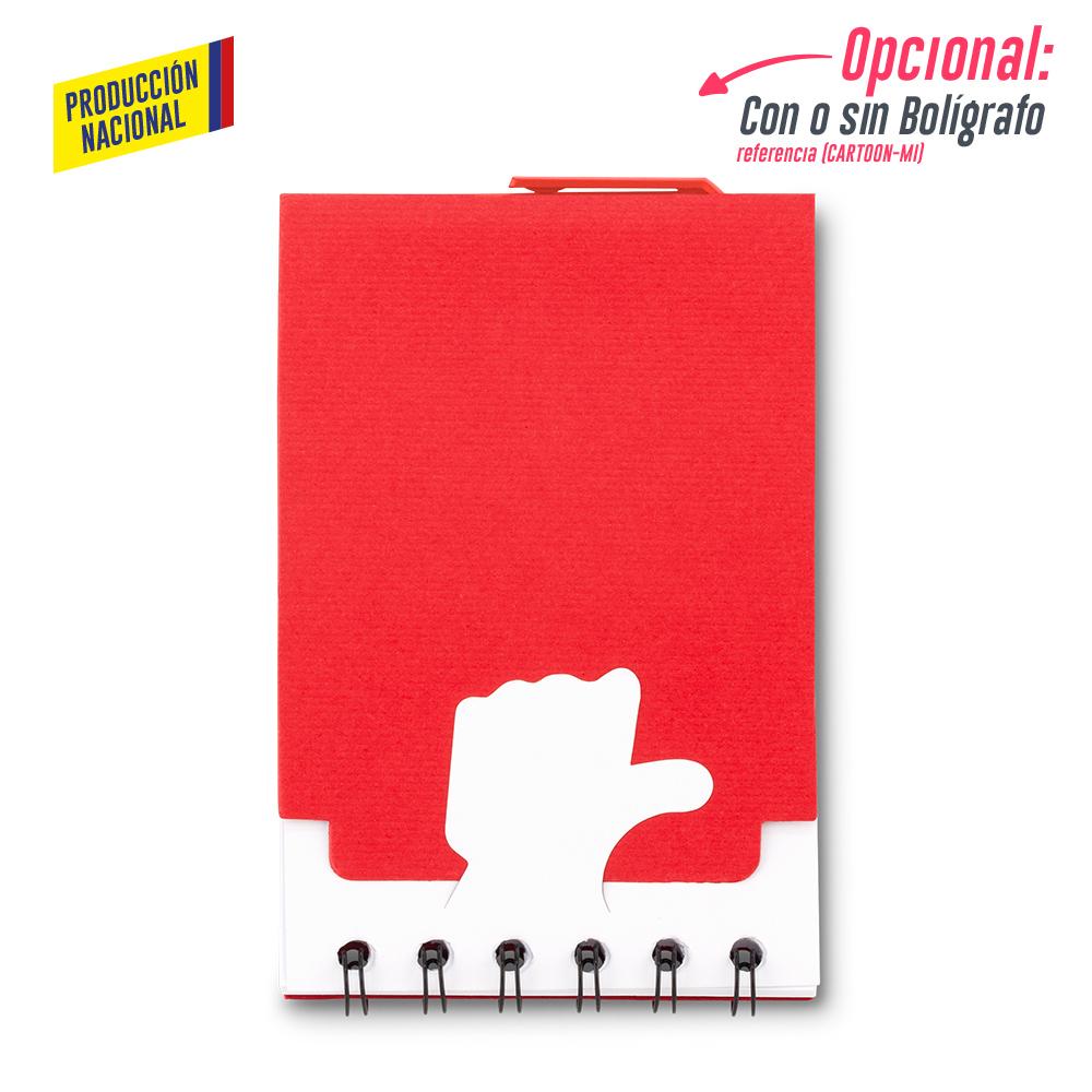 Mini libreta like it eco- produccion nacional produccion nacional Rojo miniatura 5