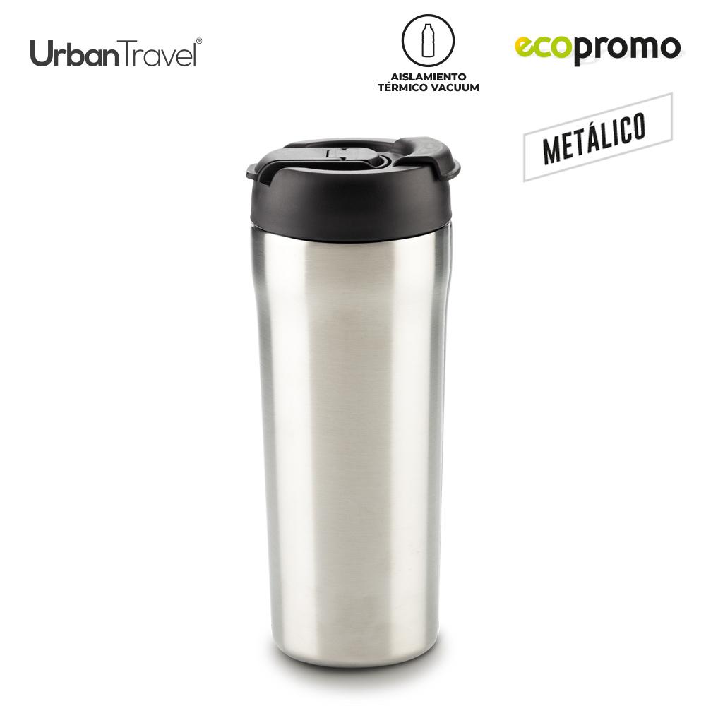 Botilito metálico doom urban travel 600ml Negro miniatura 4