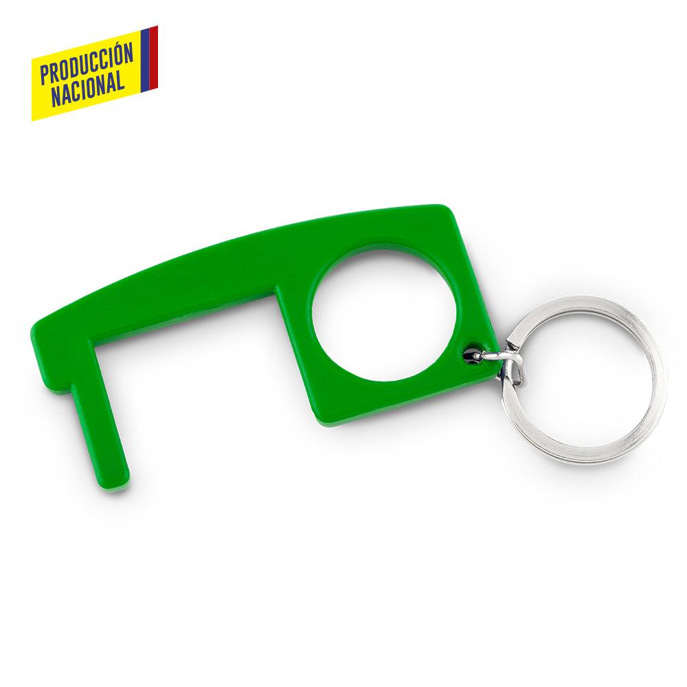 Llavero plastico multiusos anticontacto - produccion nacional produccion nacional Azul Argolla Economica miniatura 14