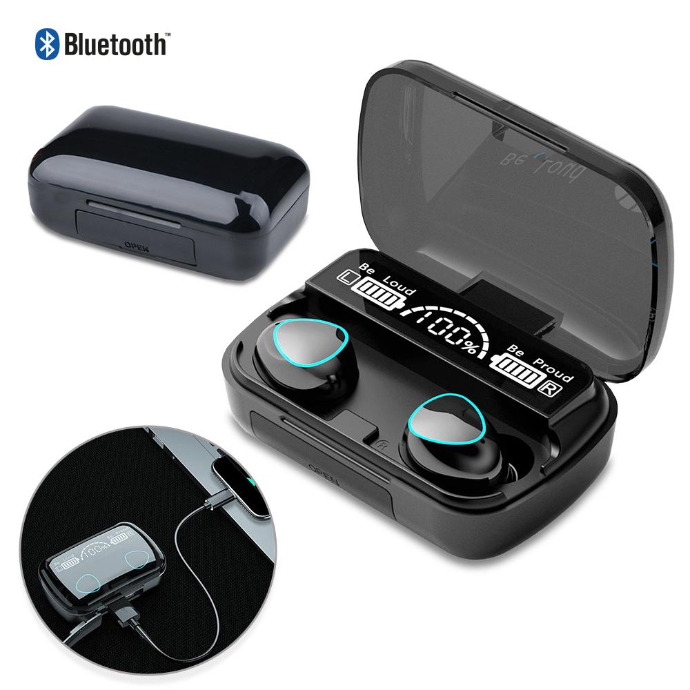 Audifonos bluetooth tron Negro front