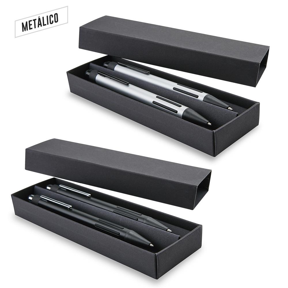 Set elegance boligrafo y portaminas Negro miniatura 4