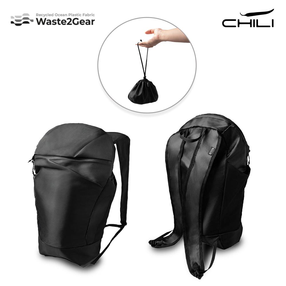 Morral backpack compacto master ocean Negro front