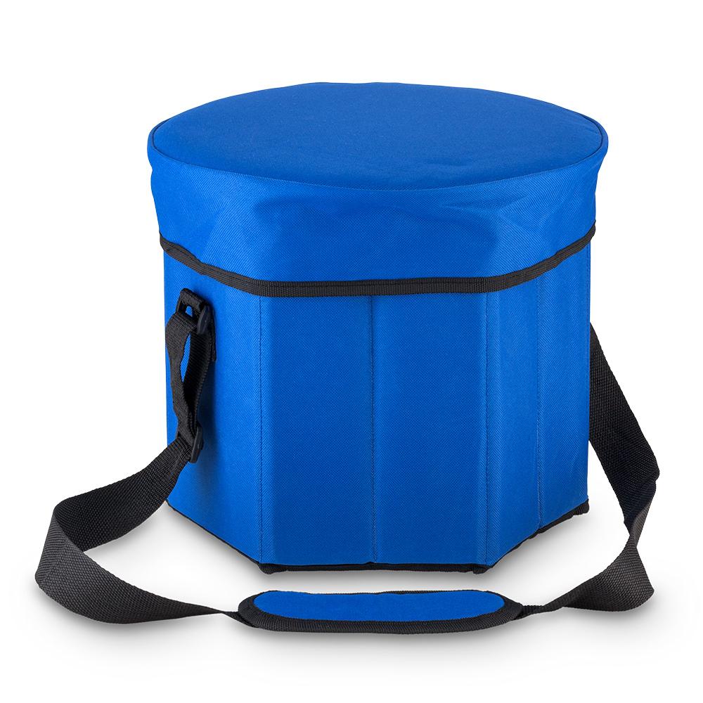 Nevera cooler hexagon Azul miniatura 3