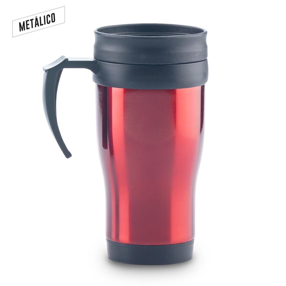 Mug metalico quest 450ml Rojo miniatura 5