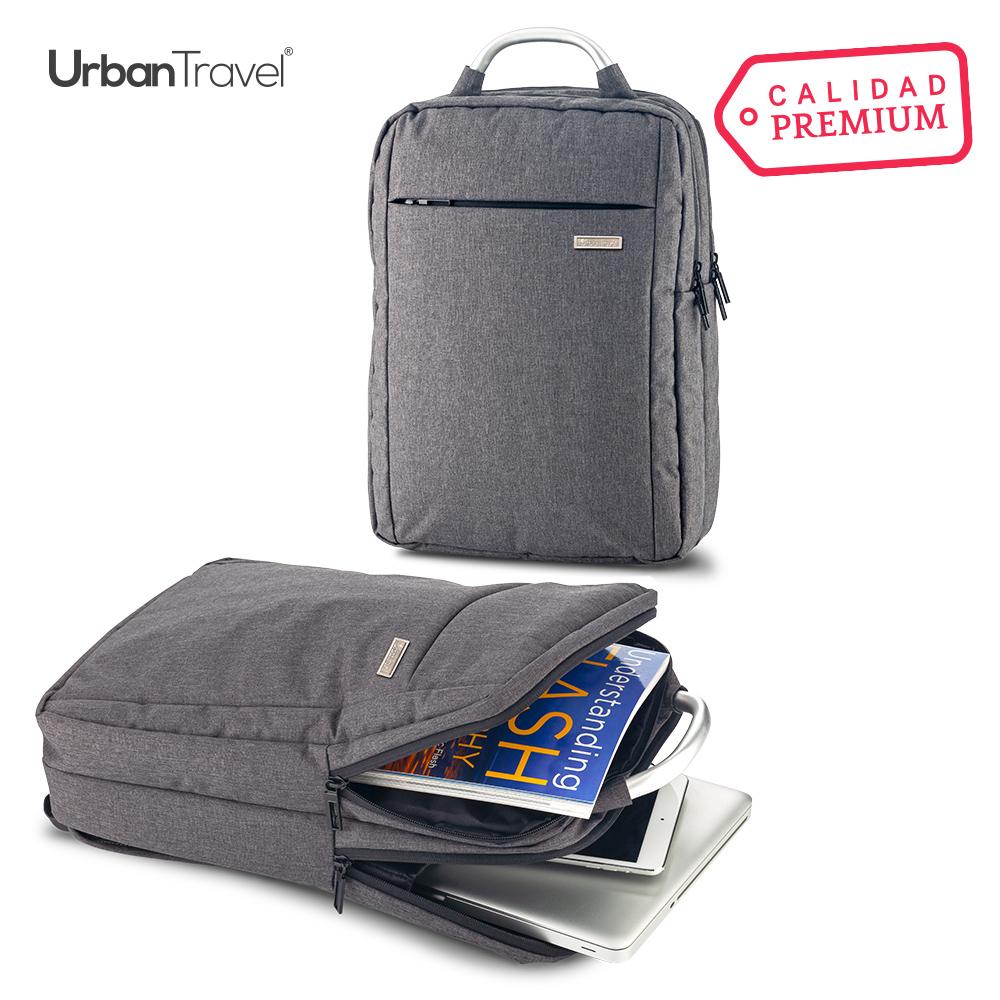 Morral backpack mangini urban travel Gris Oscuro front