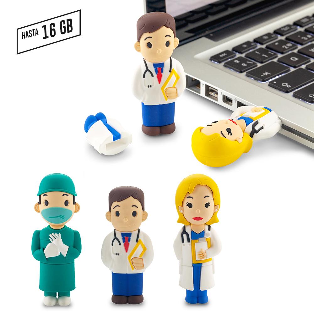 Pvc memoria usb medic 3d - ver of-228-ch precio neto PVC Doctor miniatura 2