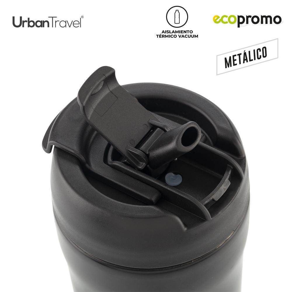 Botilito metálico doom urban travel 600ml Negro miniatura 5