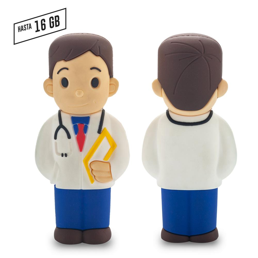 Pvc memoria usb medic 3d - ver of-228-ch precio neto PVC Doctor miniatura 4