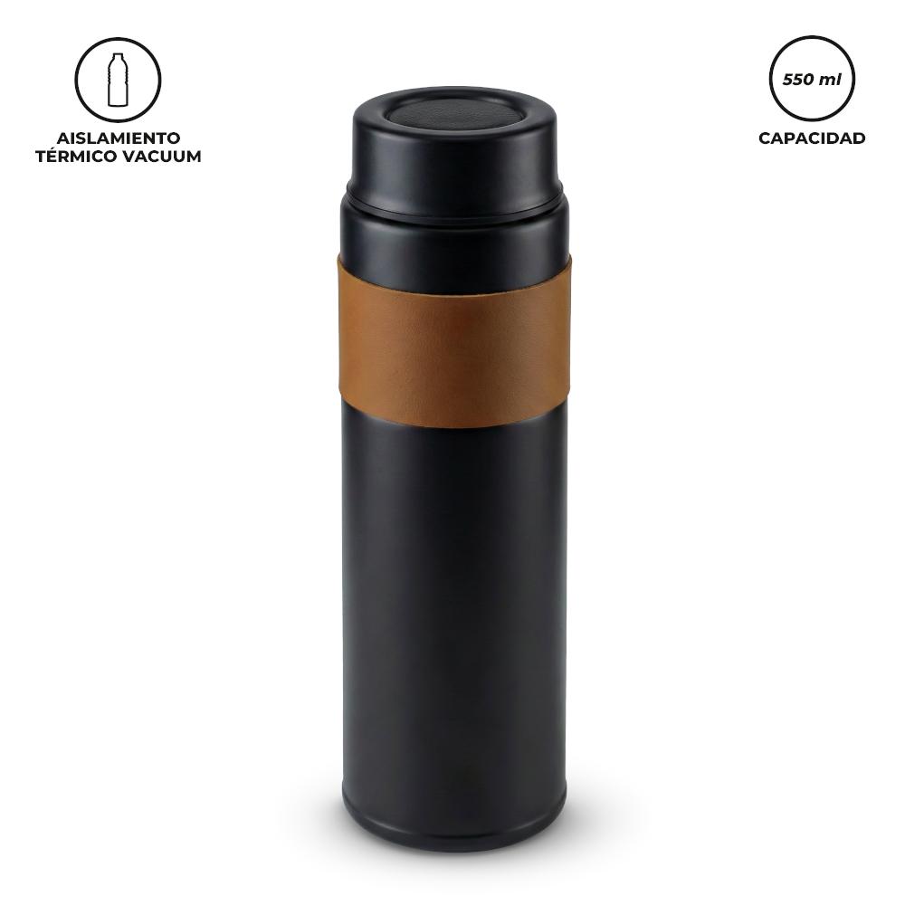 Botilito metálico concord negro 550 ml nuevo .Botilito Negro Sin Aro miniatura 4