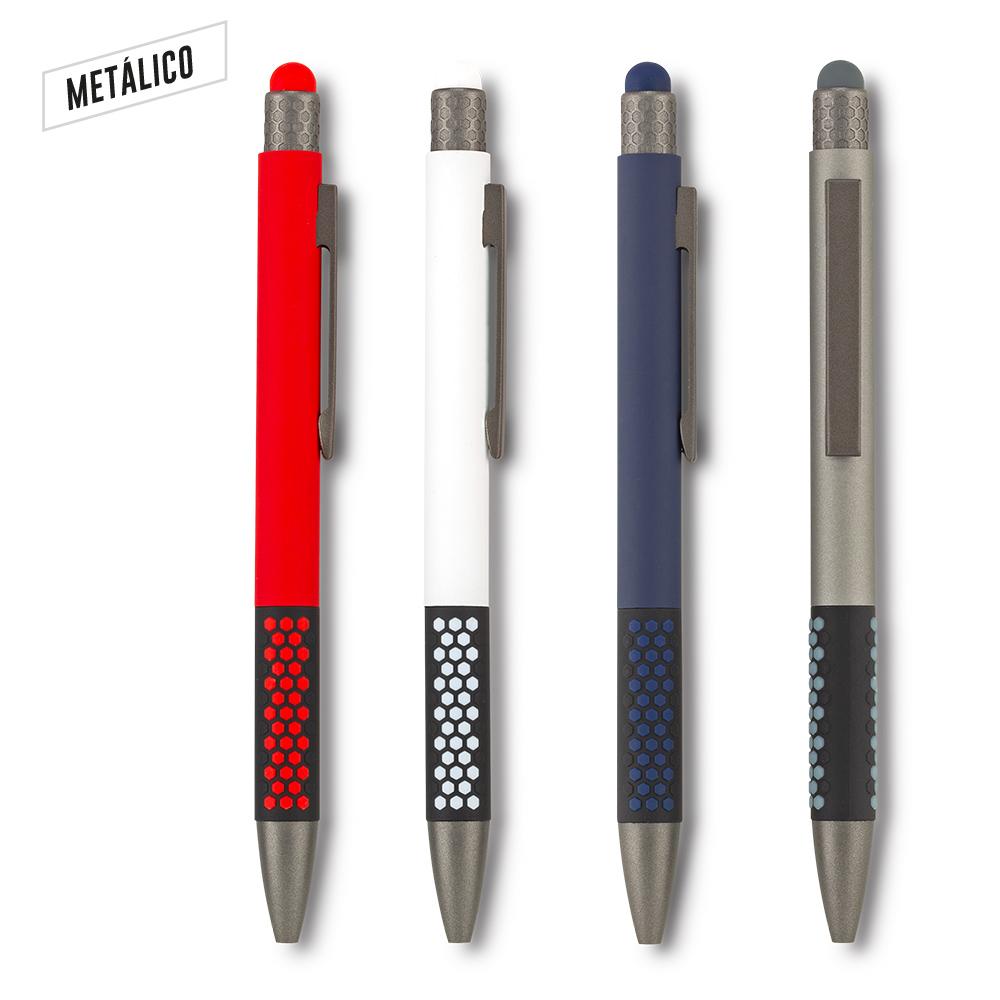 Boligrafo tankist stylus Azul front