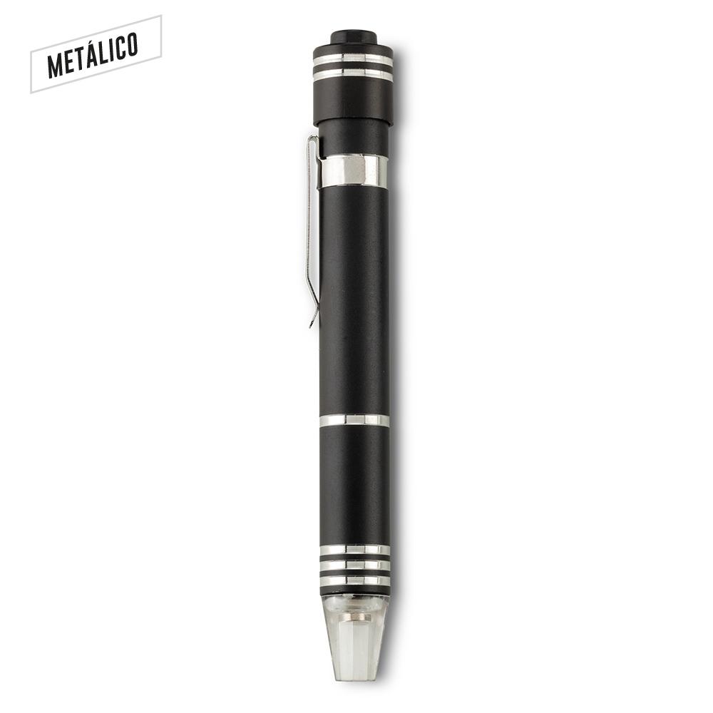 Set de destornilladores pen con linterna led Silver miniatura 4