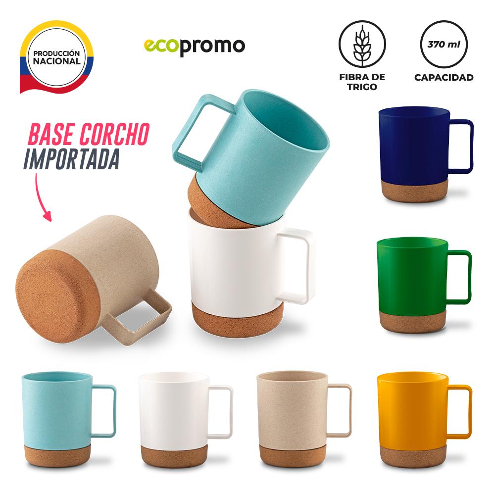 Mug plastico atom 370 ml produccion nacional Verde miniatura 2