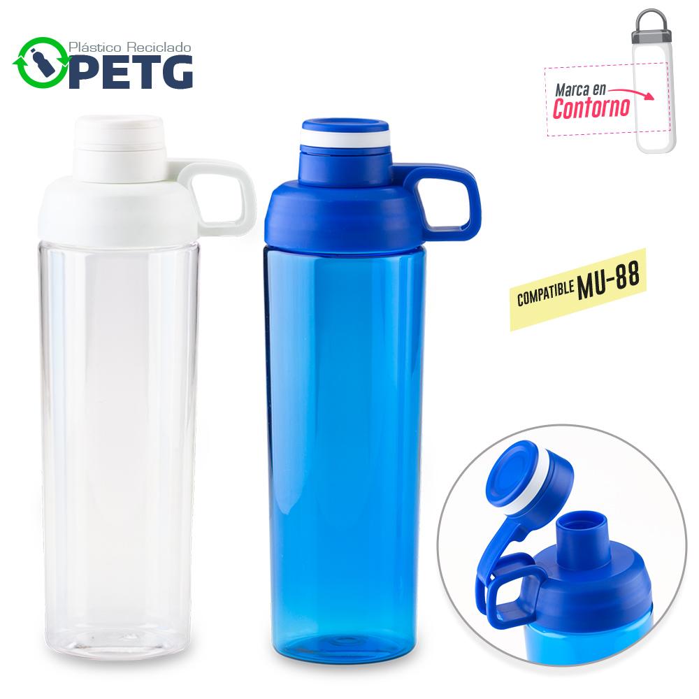 Botilito plastico langdon petg 850ml Azul front