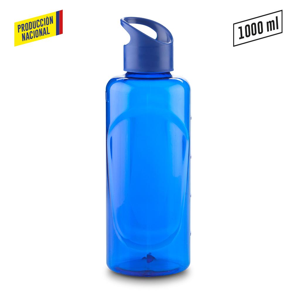 Botilitro plastico 1000ml - 1 litro - produccion nacional produccion nacional Azul miniatura 4