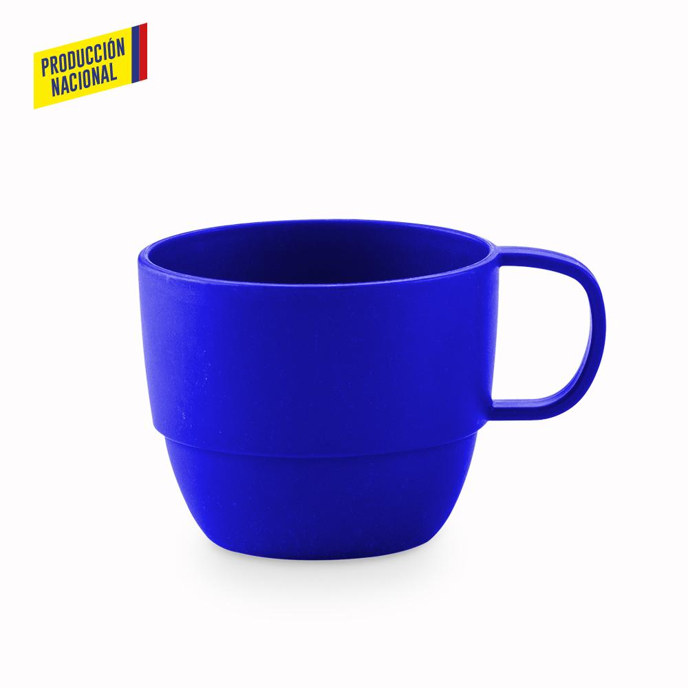 Mug plástico morning 320 ml - producción nacional produccion nacional Azul front