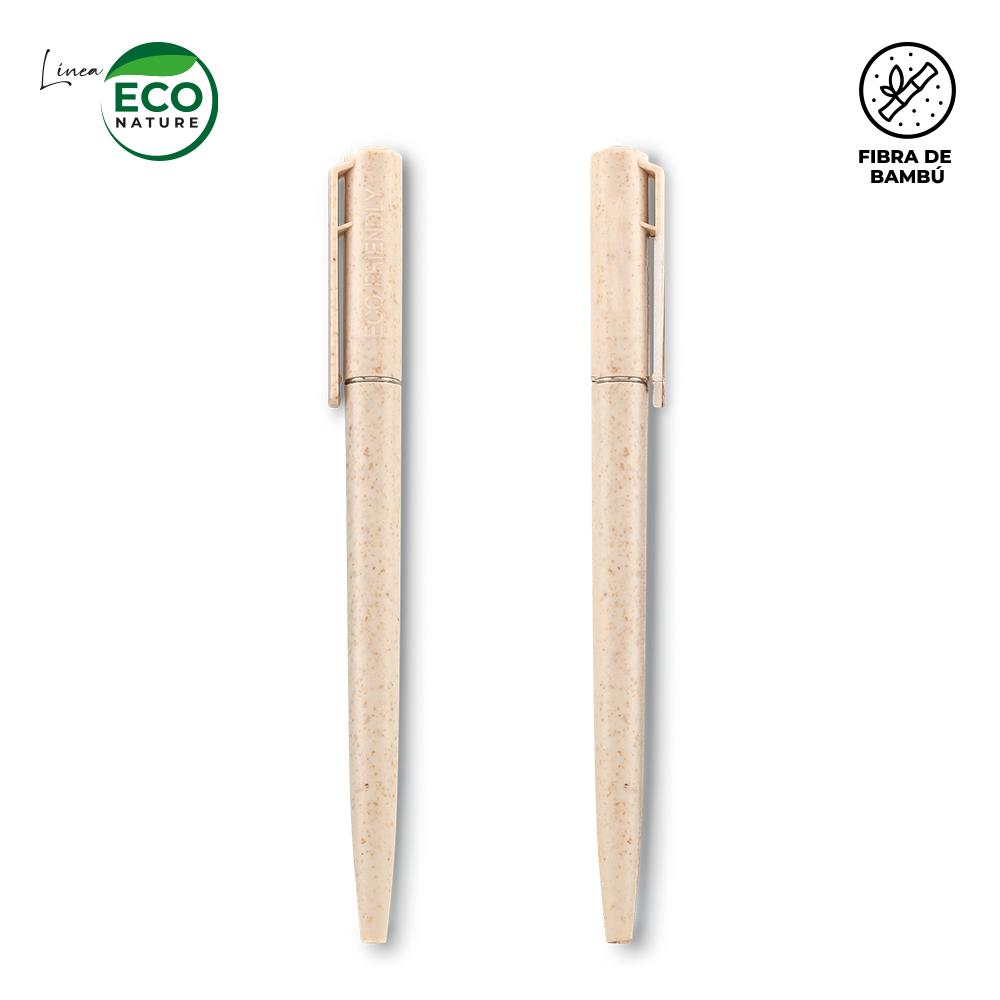 Bolígrafo ecopetite Natural miniatura 3