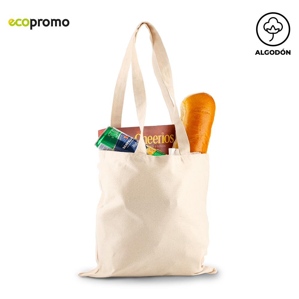 Bolsa en algodón solara 240gr Natural front