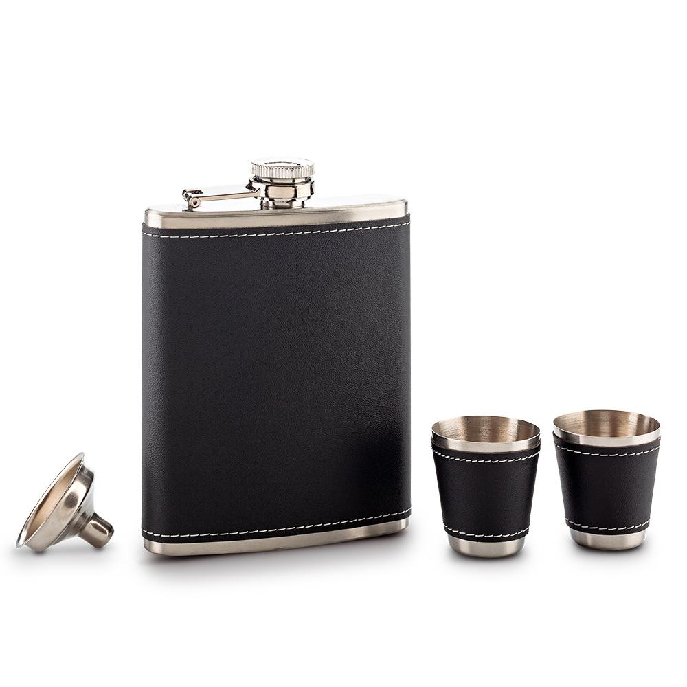 Set licorera malt Negro-silver miniatura 3