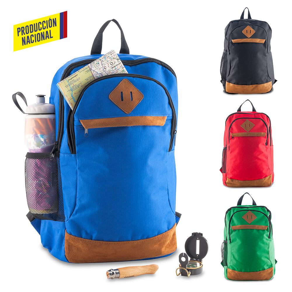 Morral backpack retro - produccion nacional produccion nacional Azul front