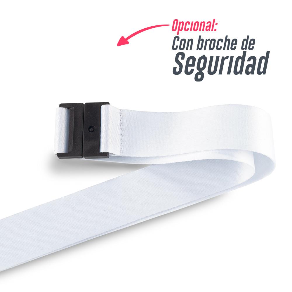 Cinta para portacarnet kunel Azul miniatura 4