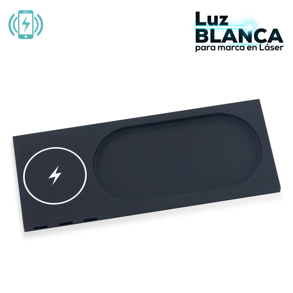 Organizador light con cargador inalambrico oferta oferta Negro miniatura 3