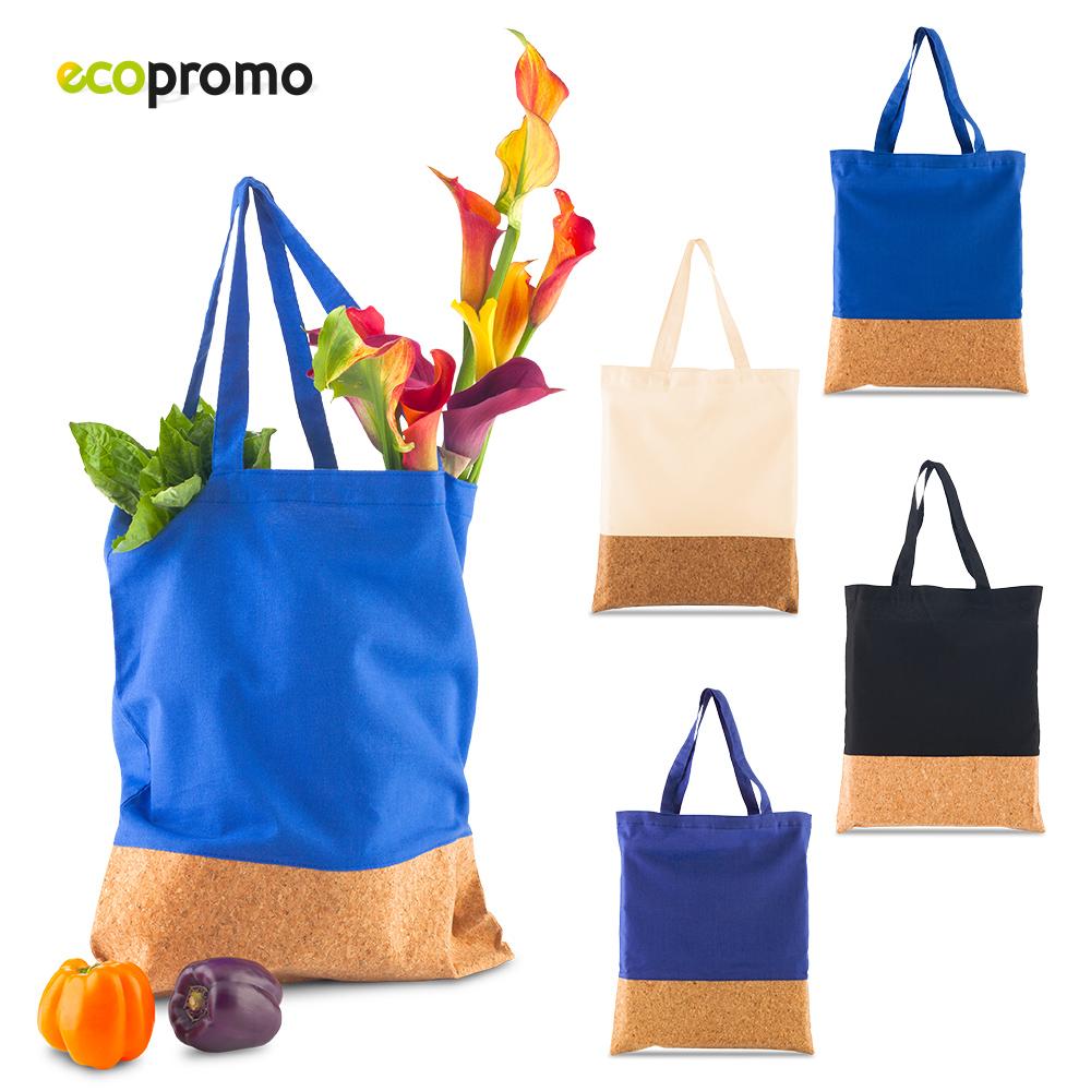 Bolsa en algodon corcho (135gr) Natural front