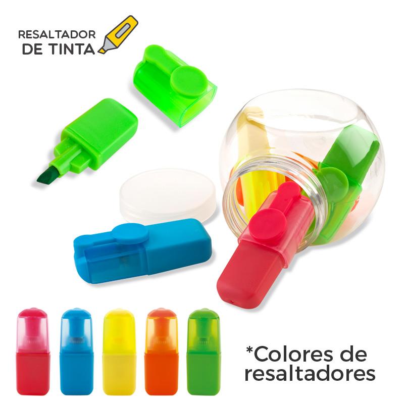 Set mini resaltador de tinta Surtido X 5 front