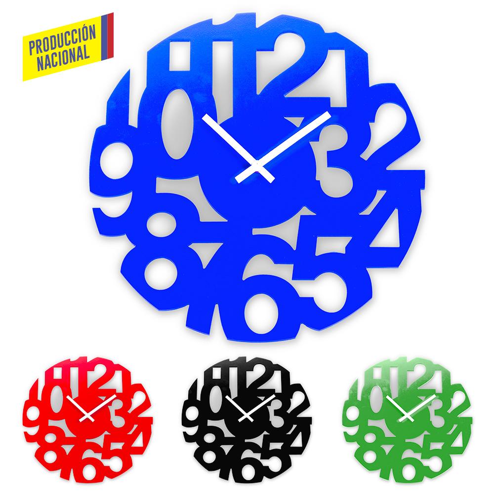 Reloj de pared cosmos - produccion nacional produccion nacional Azul front