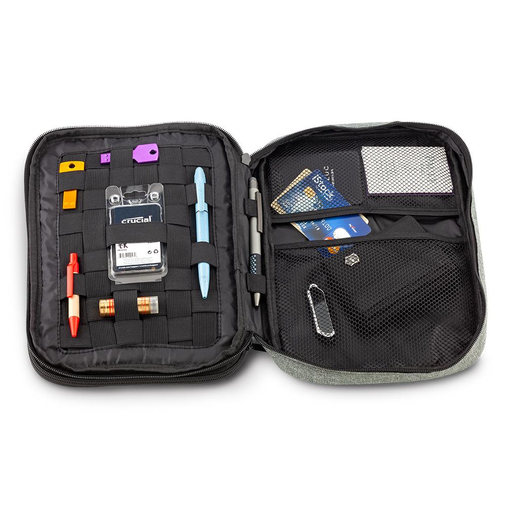 Organizador multiusos tech Gris oscuro miniatura 4