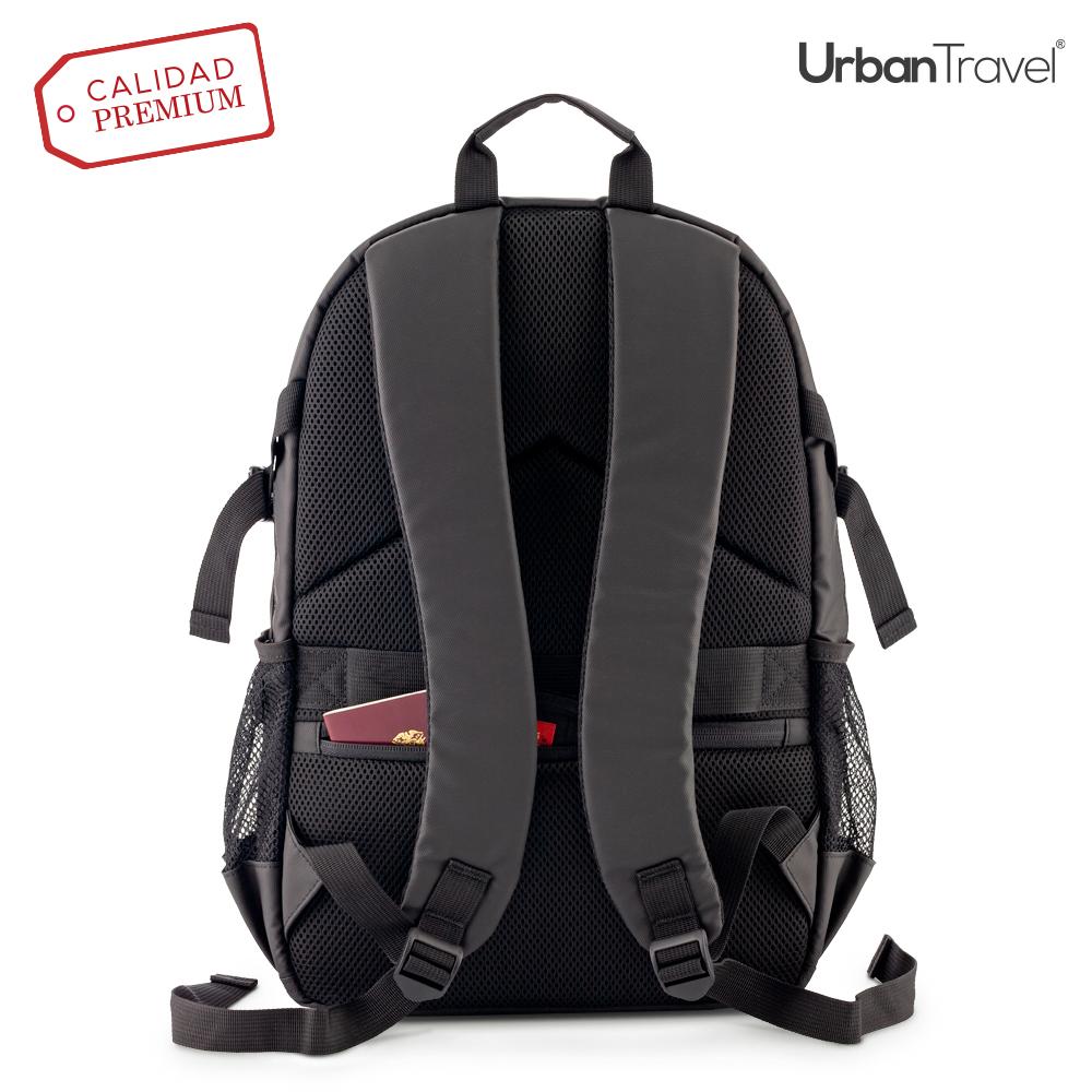 Morral backpack waterproof urban travel Negro miniatura 4