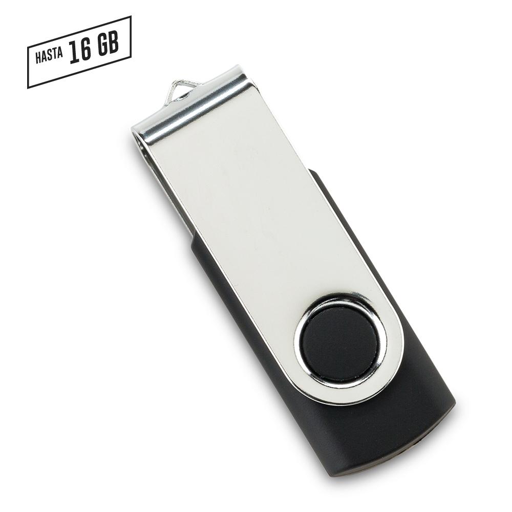 Memoria usb swivel precio neto .8GB Negro-silver miniatura 10