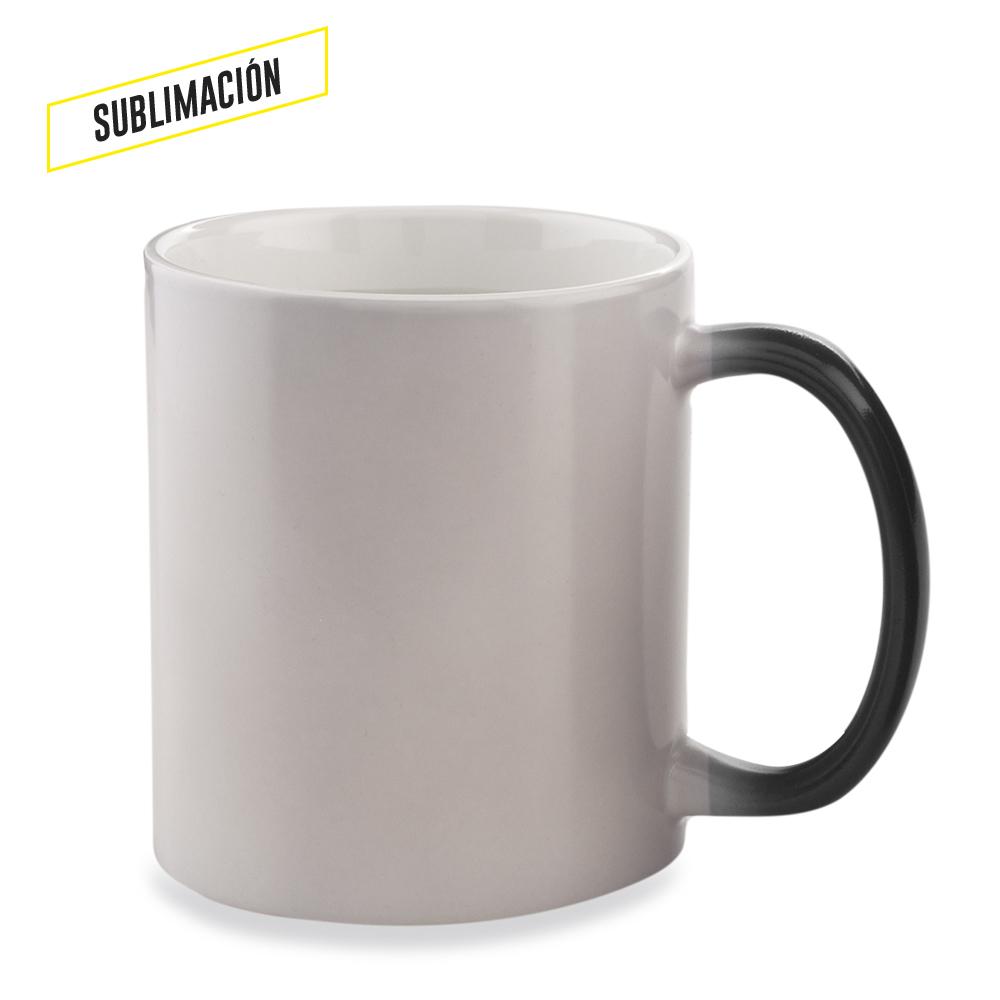 Mug ceramica sublimacion magic color 11oz Negro Mate miniatura 6