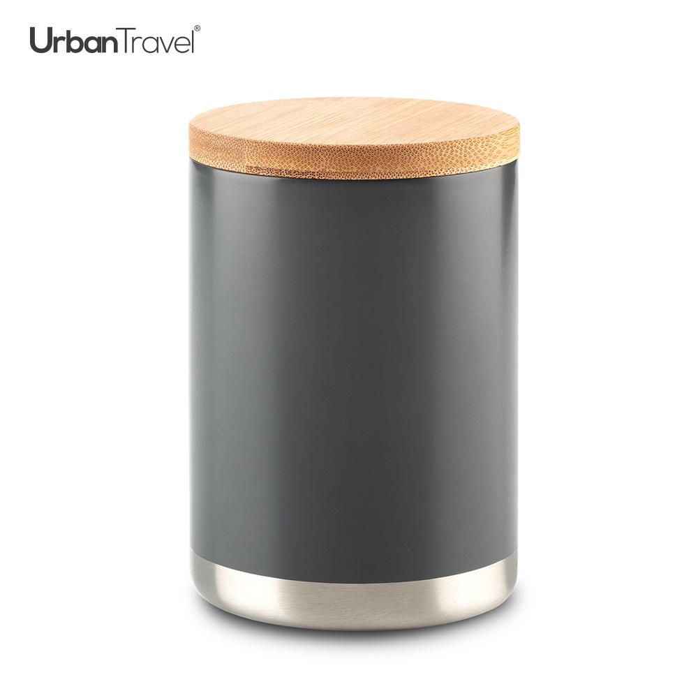 Mug metalico magnus urban travel 400ml Gris miniatura 3